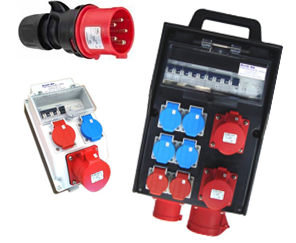 Stromverteiler / Stecker / Kupplungen / Verbindungen
