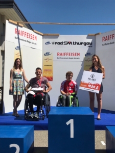 Schweizer Meisterschaft Paracycling 2. Rang_ Alain Tuor Ranglistenverkündung Schweizer Meisterschaft Paracycling